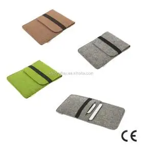 Eco-friendly handmade felt case bag for pad and phone
