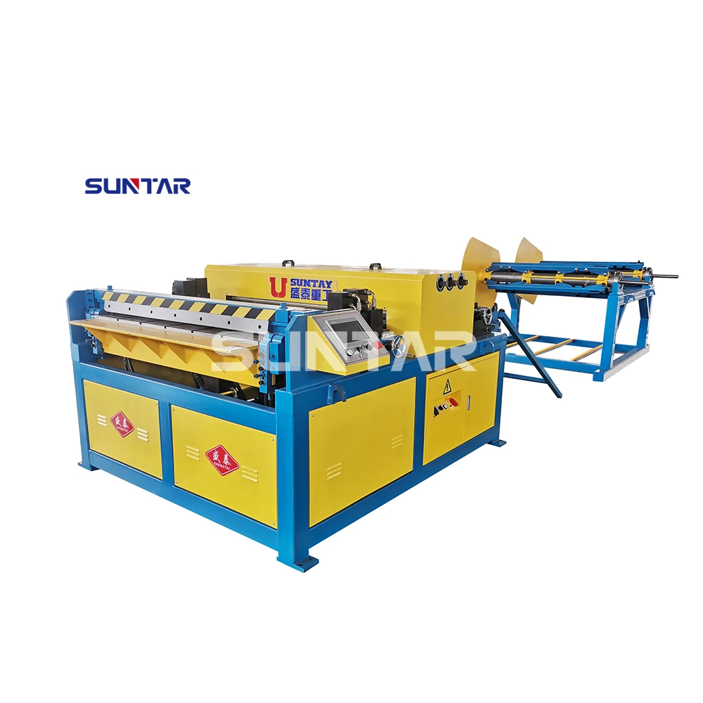 Suntay New Auto HVAC Duct Making Machine Efficient 3-Line HVAC Duct Production Equipment