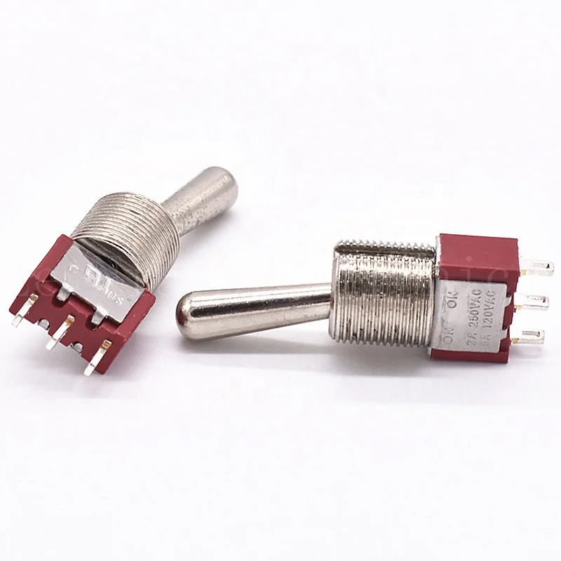 3-Pin Power 250V 2A And 120V 5A Type Spst/Spdt Toggle Switch