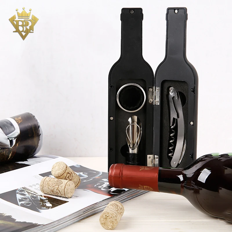 Tool Accessories Bottle Shape 3pcs Wine Gift Set