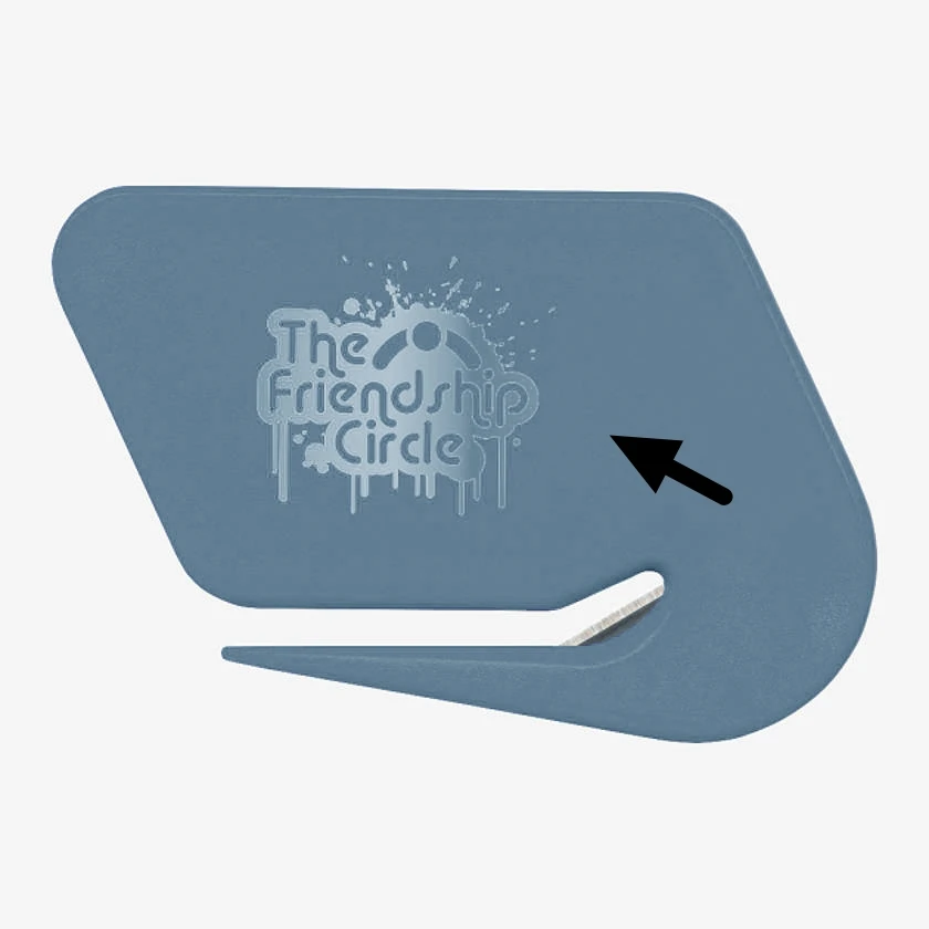 Высококачественный Открыватель для писем, портативный мини-резак для бумаги, можно изготовить на заказ, оптовая продажа