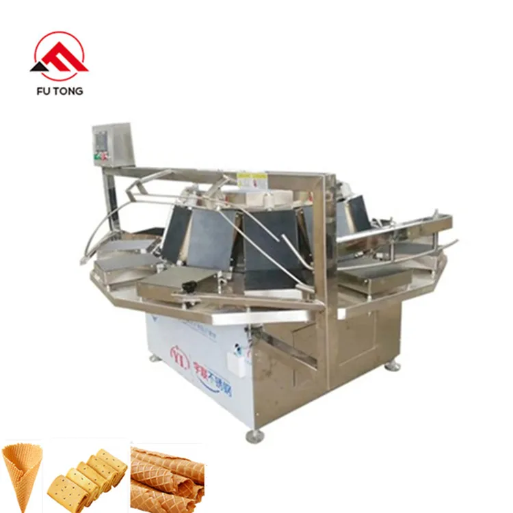 Commercial 8 10 12 heads wafer baker wafer roll machine / wafer stick machine / snack egg roll maker machine