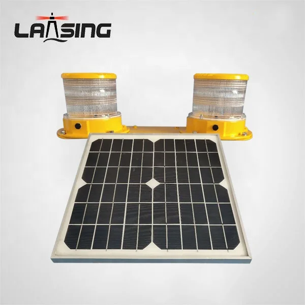 
TY2KD Solar LED Powered Medium Intensity led aviation Obstruction Light 