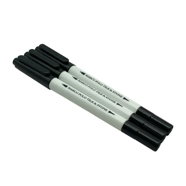 china manufacturer black blue red colors dual tip permanent marker pen set waterproof fine tip marker pen 0.4mm 1mm