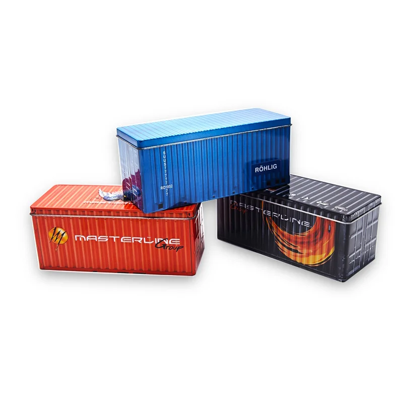 Big Size Food Grade Metal Tableware Tin Case Premium Gift Tin Box Metal Tin