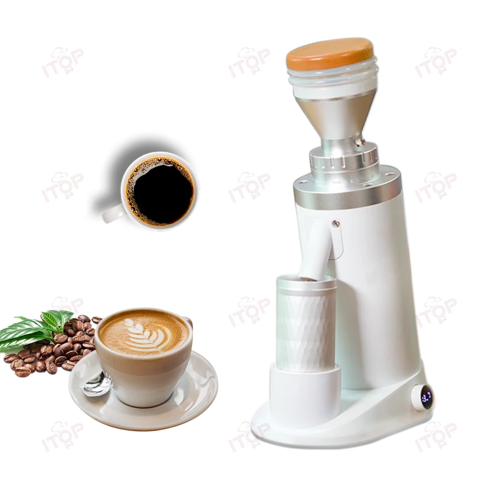 New Model 63mm Conical Burr Automatic Electric Coffee Coffee Bean Grinder Professional Electric Espresso Coffee Grinder