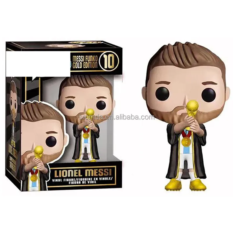 Sromda Hot Selling Sports Vinyl Figure LIonel Messi Funkos POP PVC Action figure  Collection Model Toys