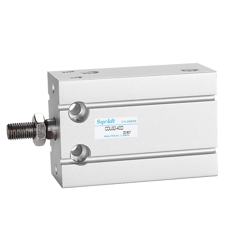 Factory Sale Compressed Air Cylinder CDU Series Double Acting Free Mounting Cylinder