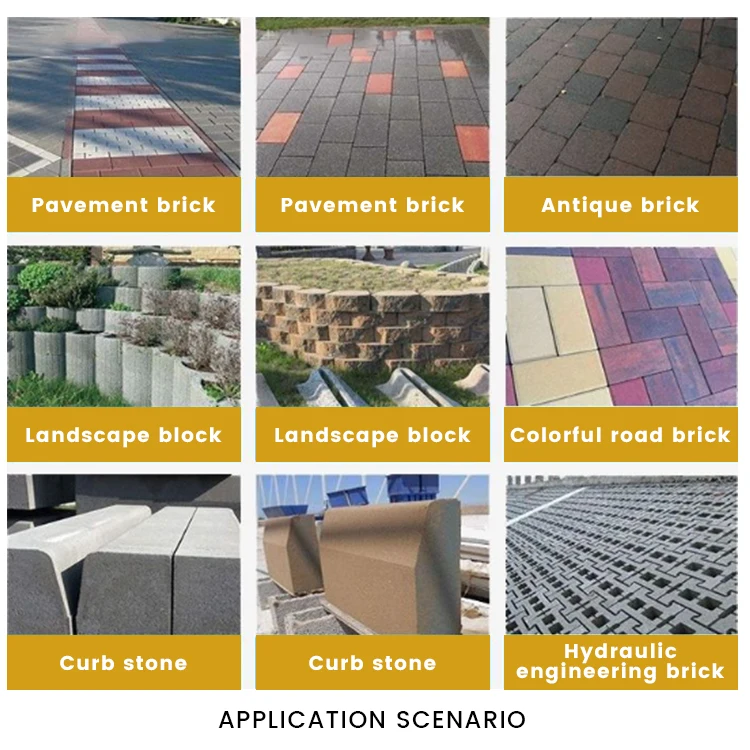 Semi-automatic cement hollow brick pavement brick making machine professional manufacturer preferential price