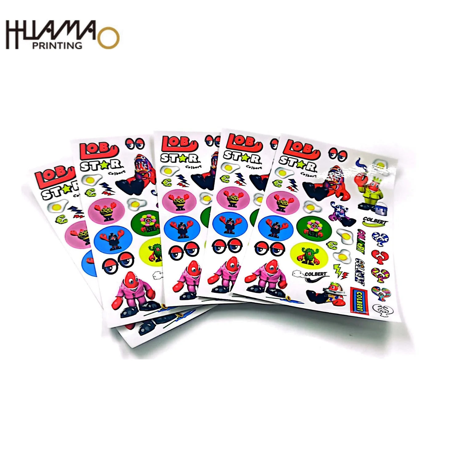 Huamao Custom Mailer Boxes A4 Paper 80 Gsm Bolsas De Papel Empty Window Cosmetic Skincare Cream Mailer Box Die Cut Stickers