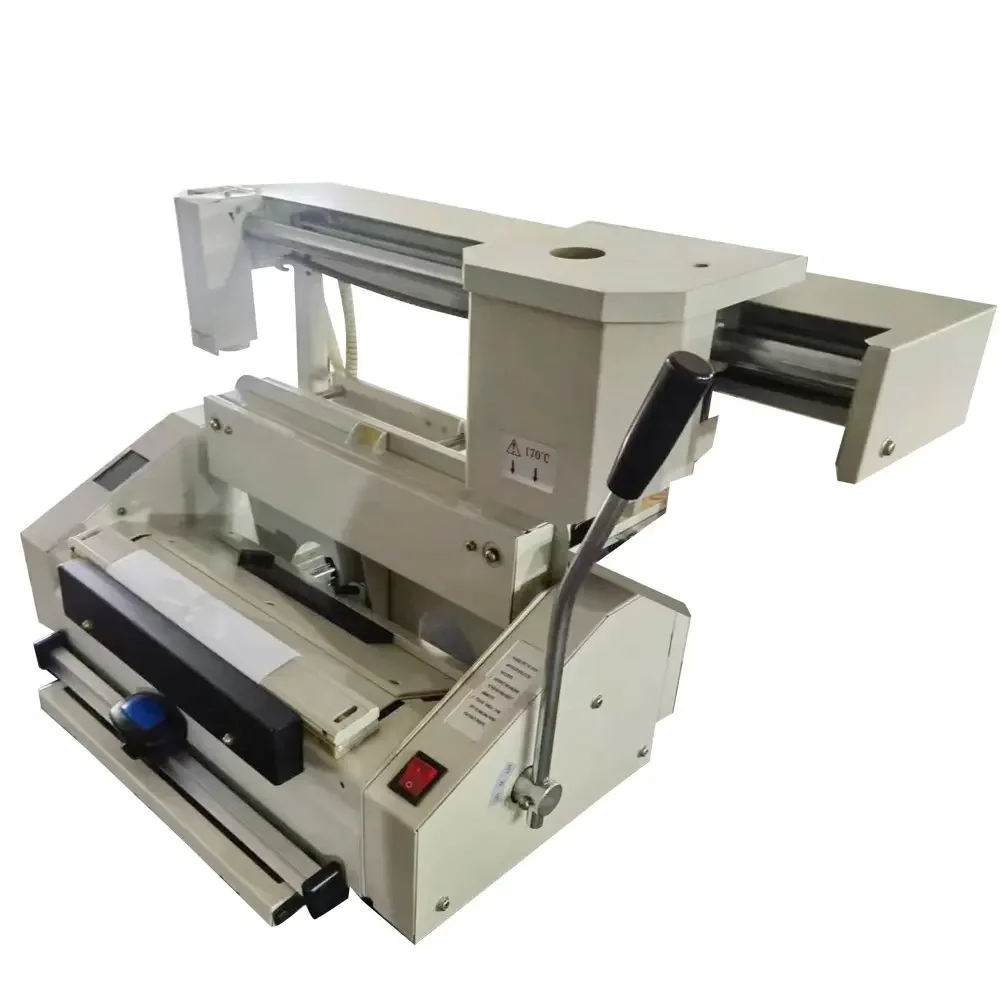 DeskTop A4 size Manual Glue Binder Notebook Binding Machine book binding Hot melt glue For Hard Cover
