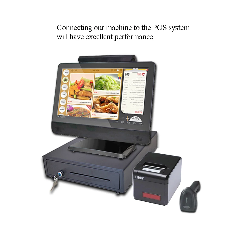 Factory Supply 80mm HOP-E801 Hoin 3 inch Thermal Receipt Printer Bill Printer Ticket Machine 1D 2D barcode thermal printer