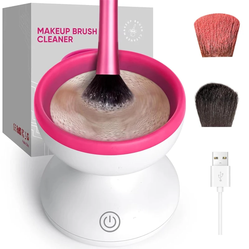 Electric Makeup Brush Cleaner Washing Machine Automatic Rotation Spinner