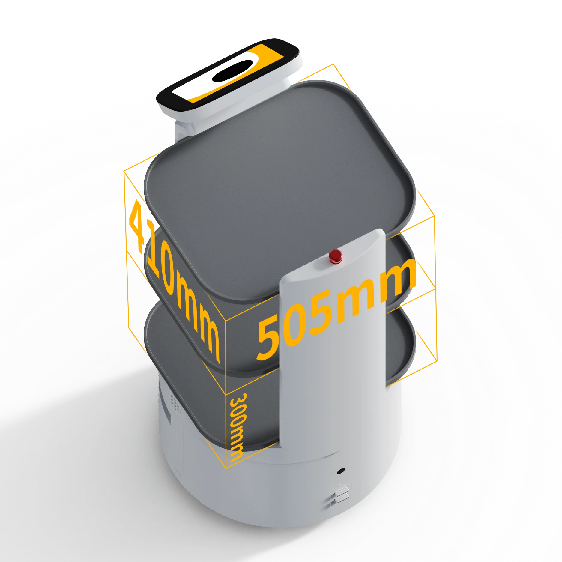 Autonomous Food Robot Support OEM Food Delivery Robot for Hospital Delivery Robot Waiter