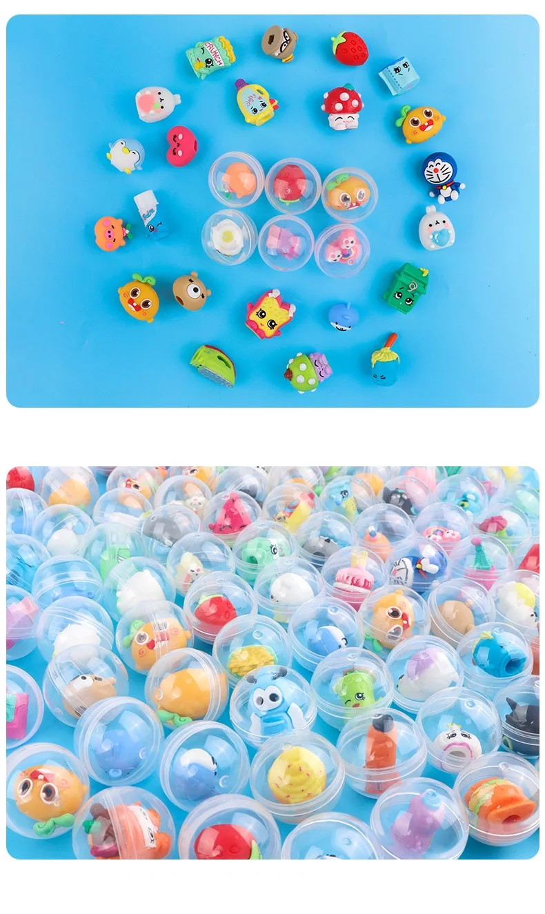 Capsule doll twisting machine toy candy machine egg twisting machine transparent plastic ball capsule toys