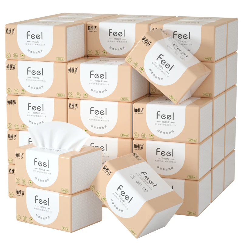 Wholesale Super Soft 2/3/4Ply Custom Logo Brand Tissue Cleaner Facial Tissue Box Packaging Virgin Wood Pulp Paper Facial Tissue