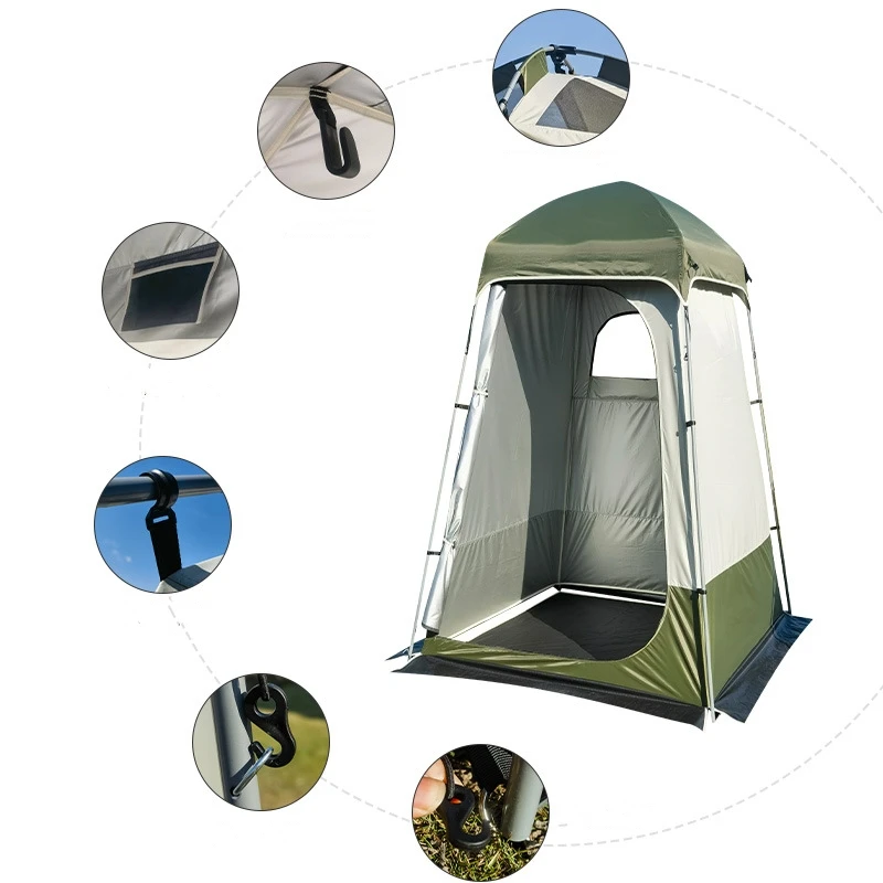 Outdoor camping bath tent Shower beach beach bath artifact portable toilet model changing fishing tent