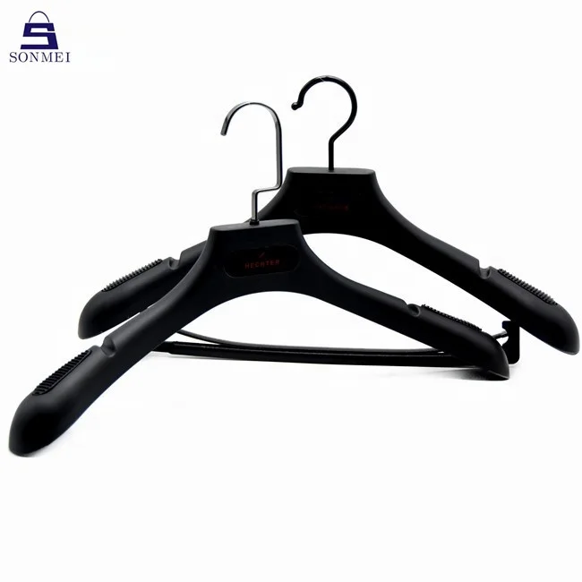 PP plastic thick hanger custom suit pant clothes hangers