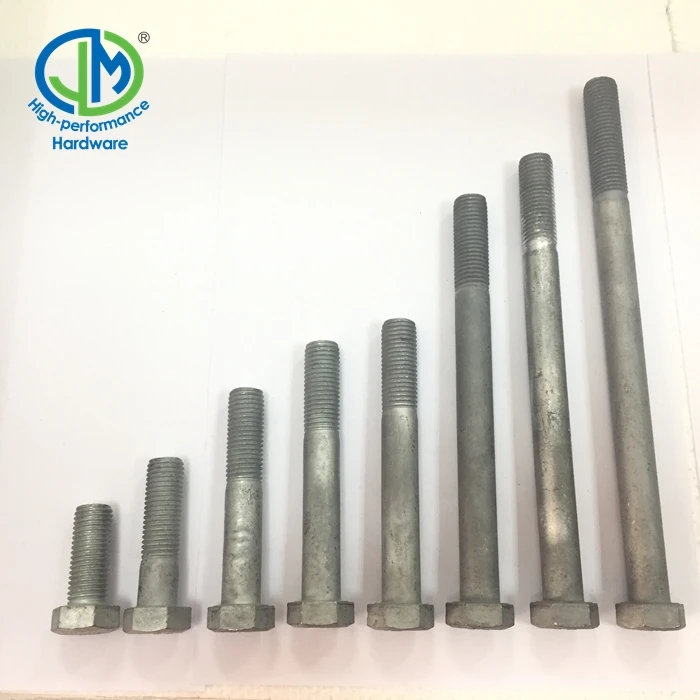 Scm435 Hexagon Head Bolt Grade 8.8 10.9 Jis B 1180 Full Size