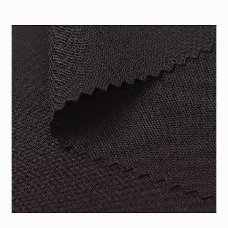 Eco Recycle 100D woven 4 way stretch polyester spandex 92% polyester 8% spandex  fabric for  garments pants trousers