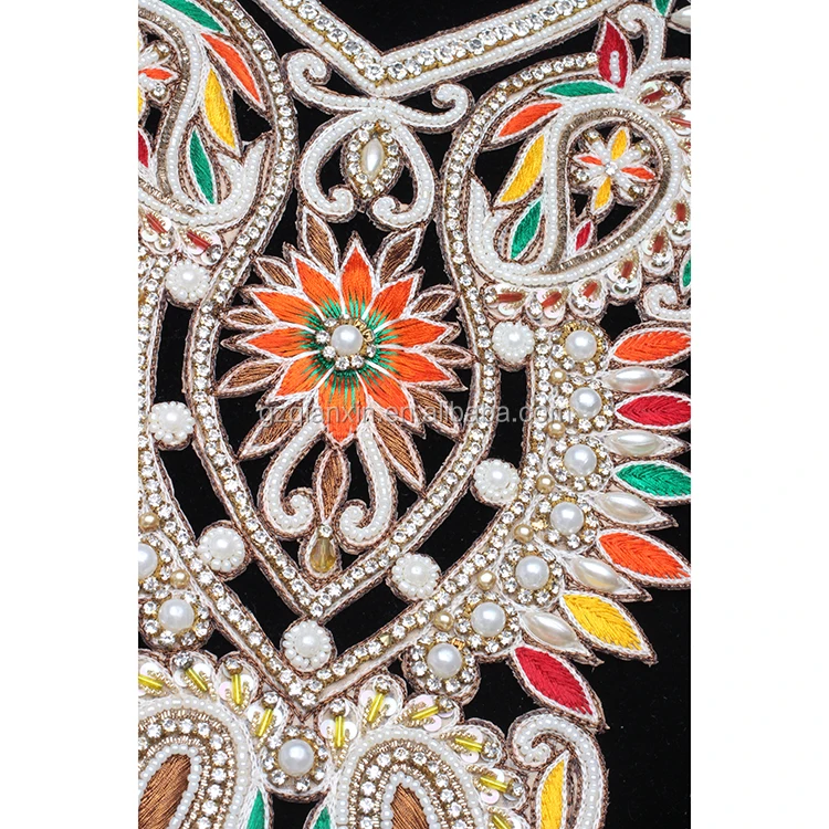 
Color Ethnic Patch Design High Quality Color Embroidery Appliques 