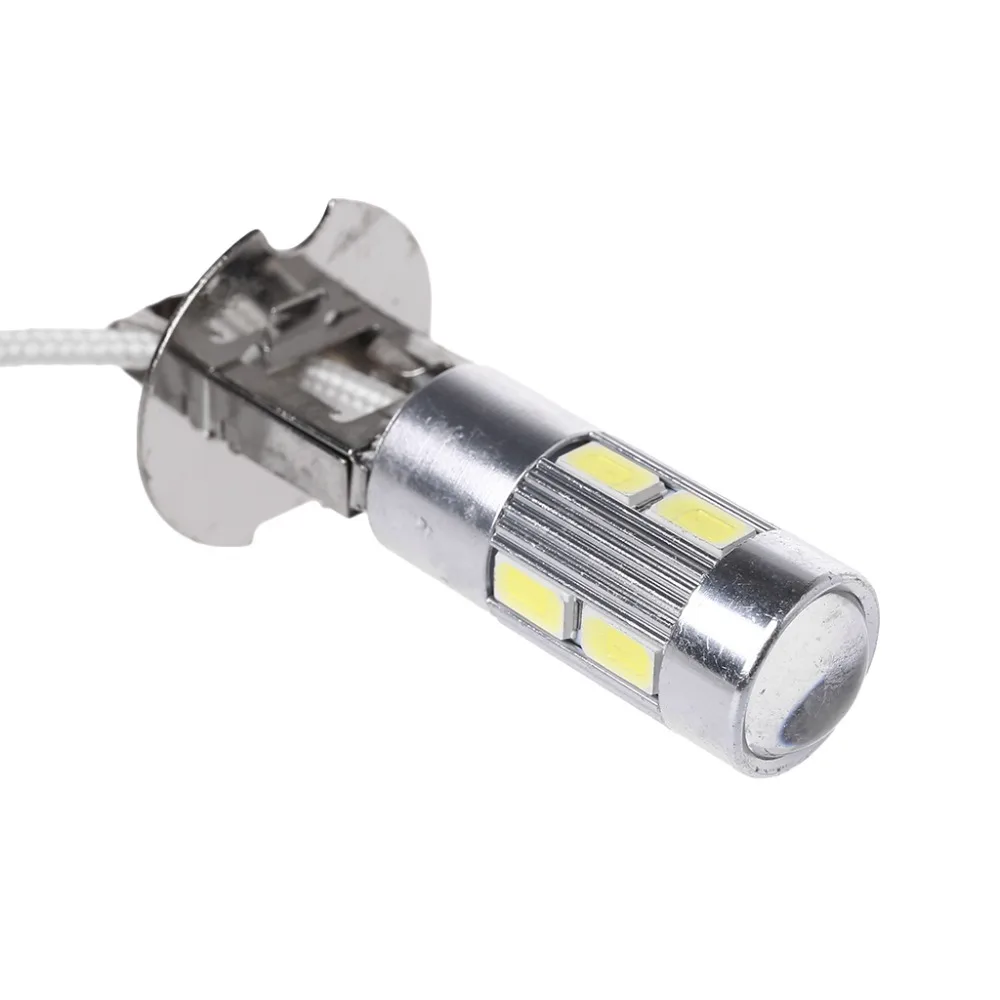 Автомобильные светодиодные фары на крыше H3 H1 10SMD 5630 высокие Ходовые огни декодирование противотуманных ламп