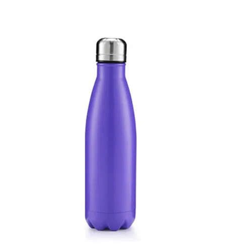 Stainless Steel Vacuum Insulated Water Bottle Double Walled Cola Shape Thermos Keep Hot and Cold  Reusable Metal Water Bottle