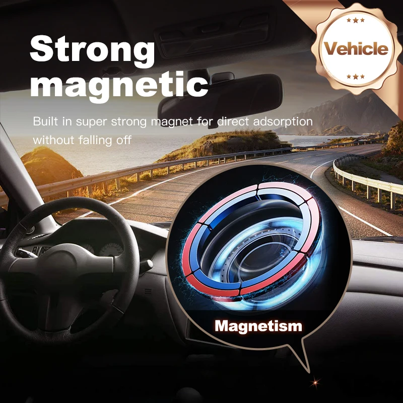 GF11 Coin Shape Mini Locator Circle magnet Pocket key hanging decoration  Children elderly Real-time locator GPS voice control