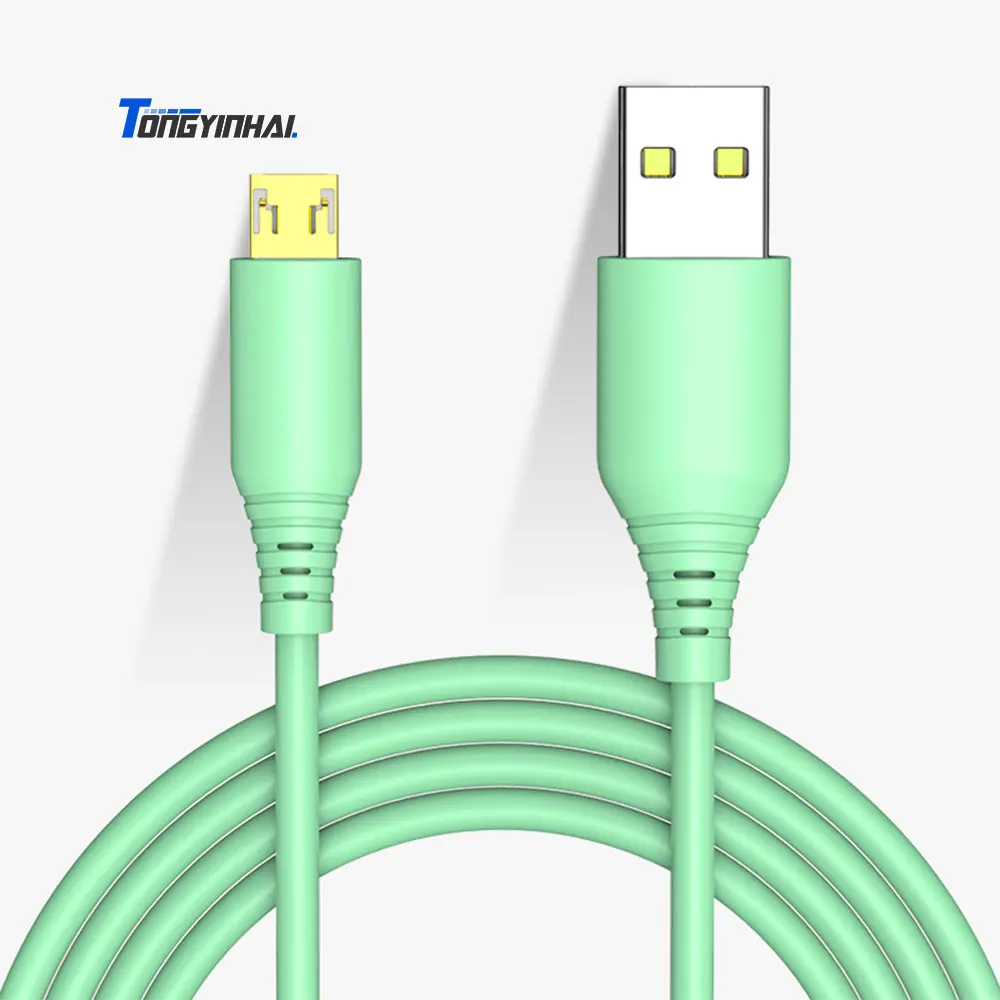 Wholesale Manufacturer mobile phone USB C Cables Liquid Silicone fast Charging Data TYPE C USB Cable for iPhone Huawei Samsung