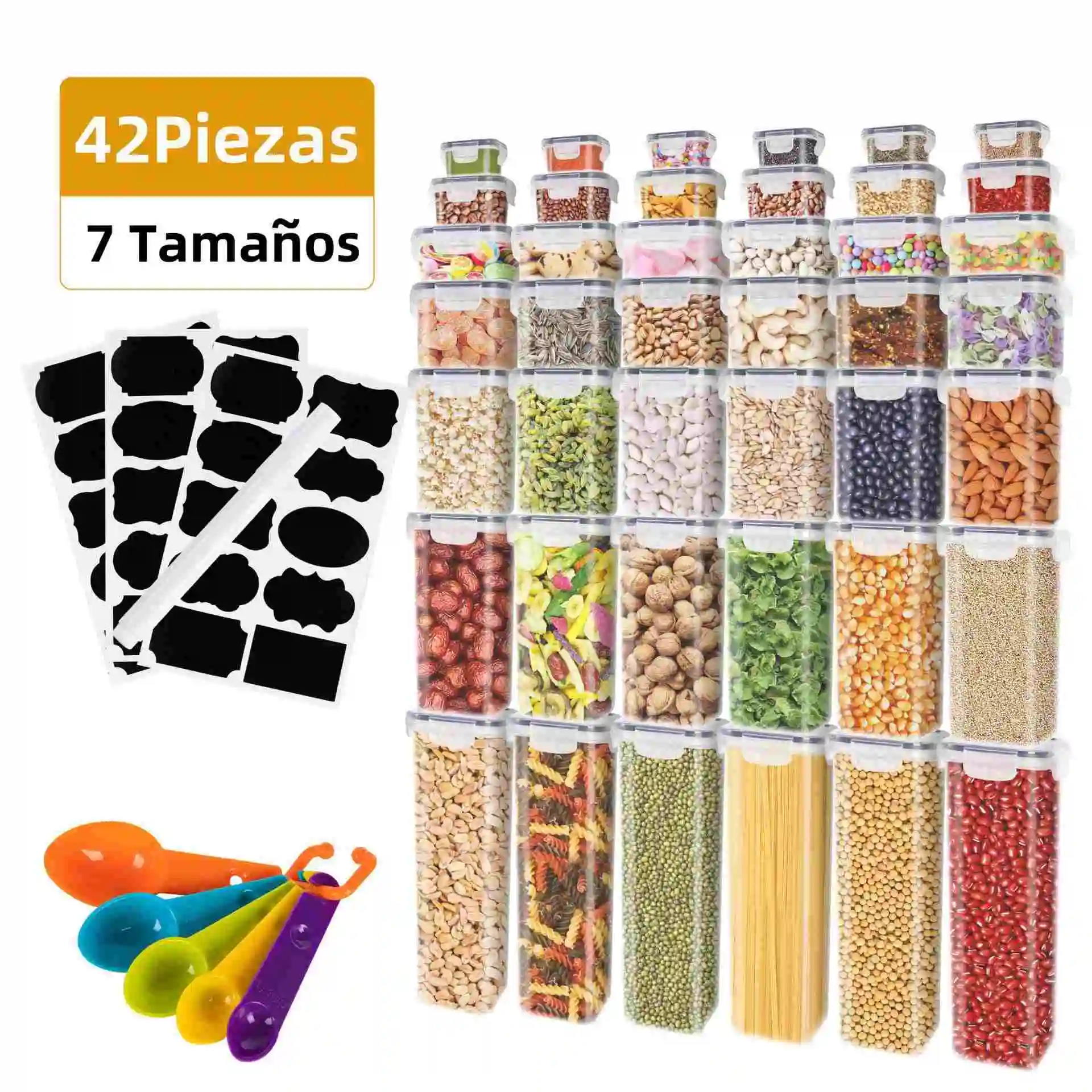 Factory Price Manufacturer Supplier Cereal Containers Storage Containers For Food Plastic Storage Food Container Clear