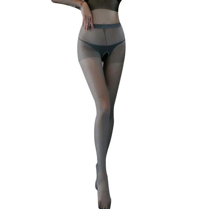 Новое поступление сексуальное белье эротические черные шелковые чулки для