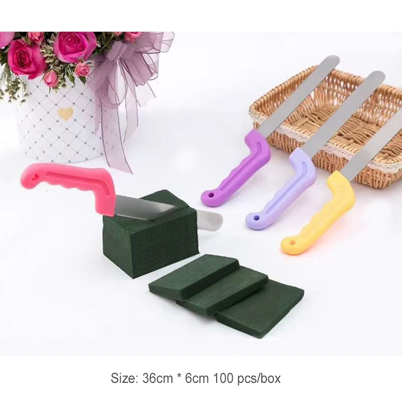 Florist Cutting Knife Flower Foam Block Knife Flower Arrangements Wedding Aisle Flowers Party Decoration