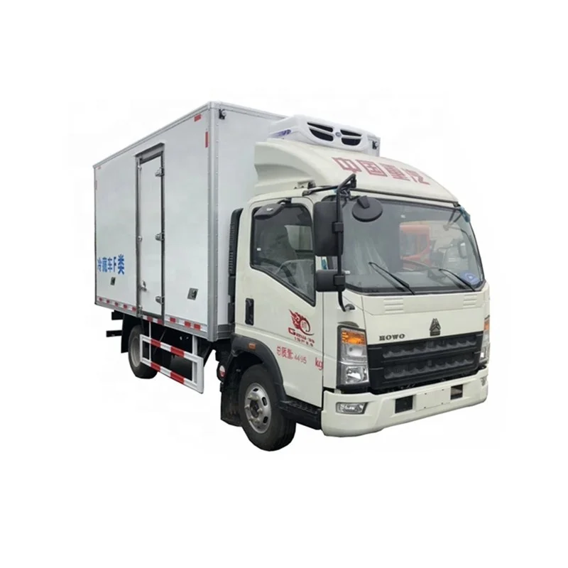 Sinotruk HOWO 4*2 б/у охлаждаемый автомобильный холодильник морозильник грузовик на 10
