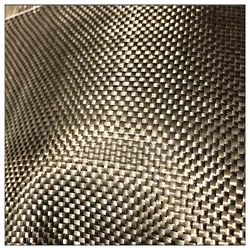Basalt Fiber Fabric Cloth 200GSM Twill Weave 13um Diameter