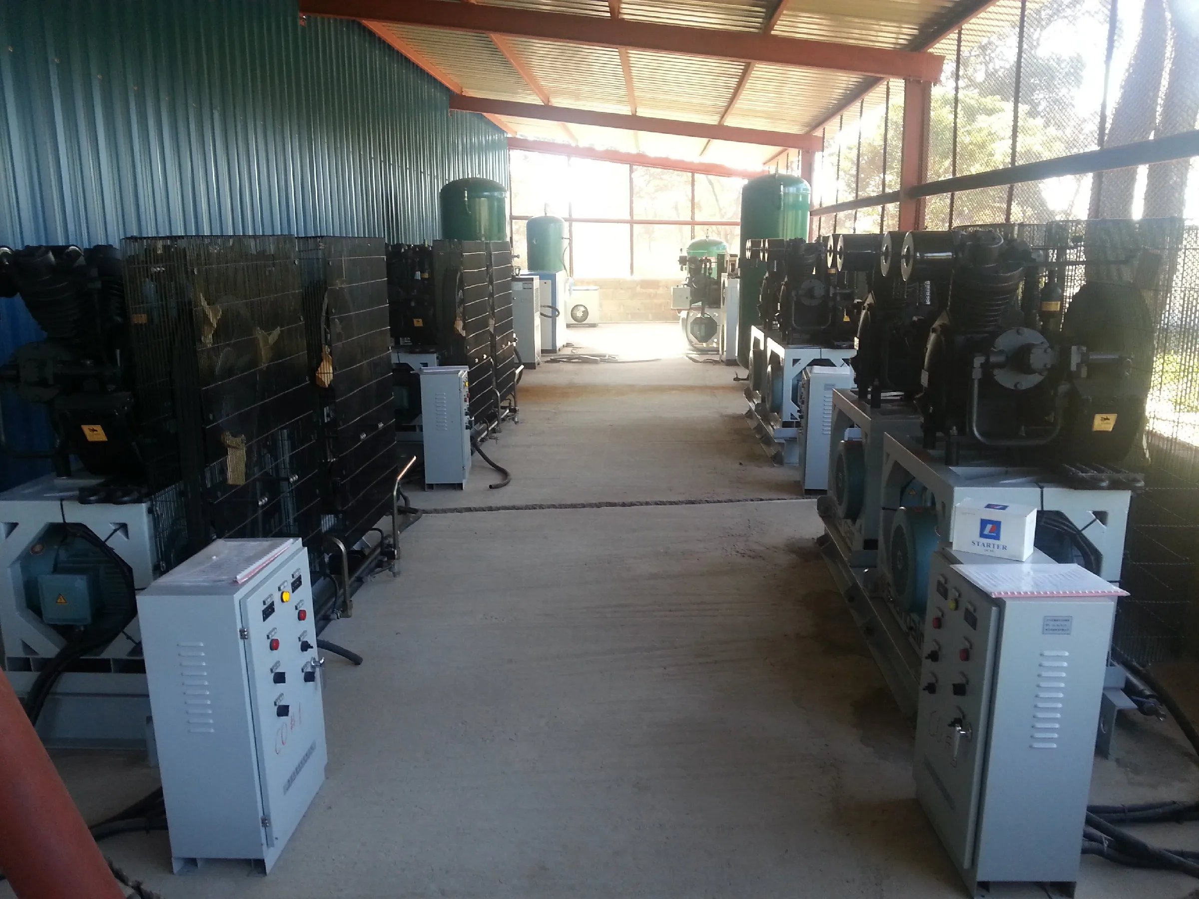 15KW 30bar high pressure air compressor for pet bottle blowing machines