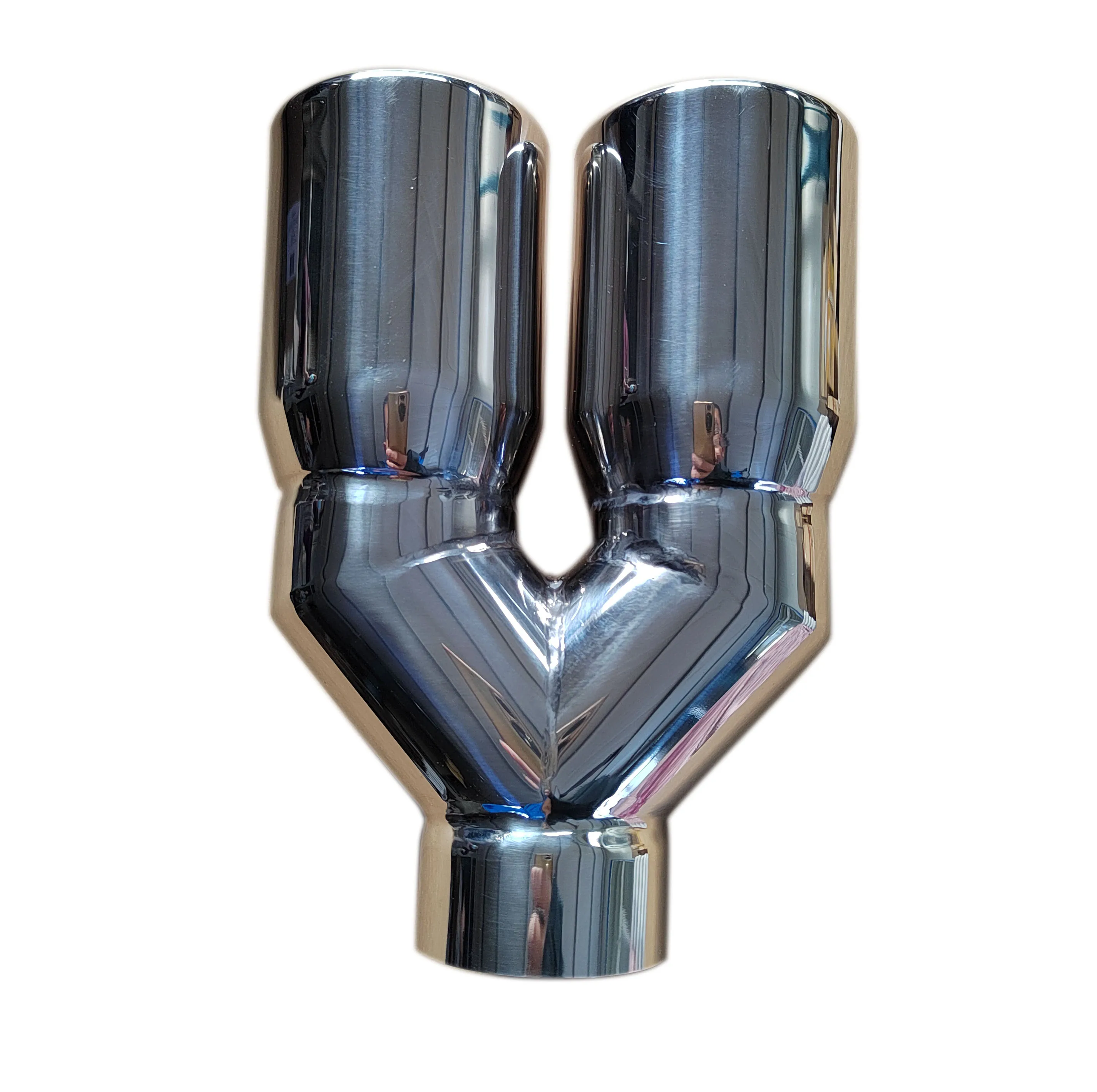 stainless steel  muffler tip used for universal cars exhaust pipe