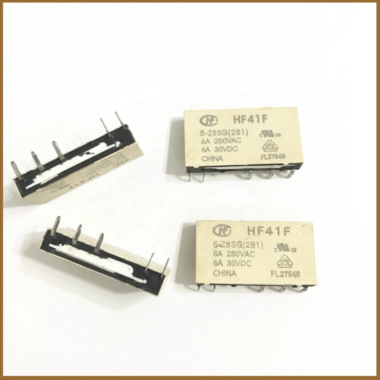 POWER RELAY distributor HONGFA HF41F-5-Z8SG 5V 6A  HF41F