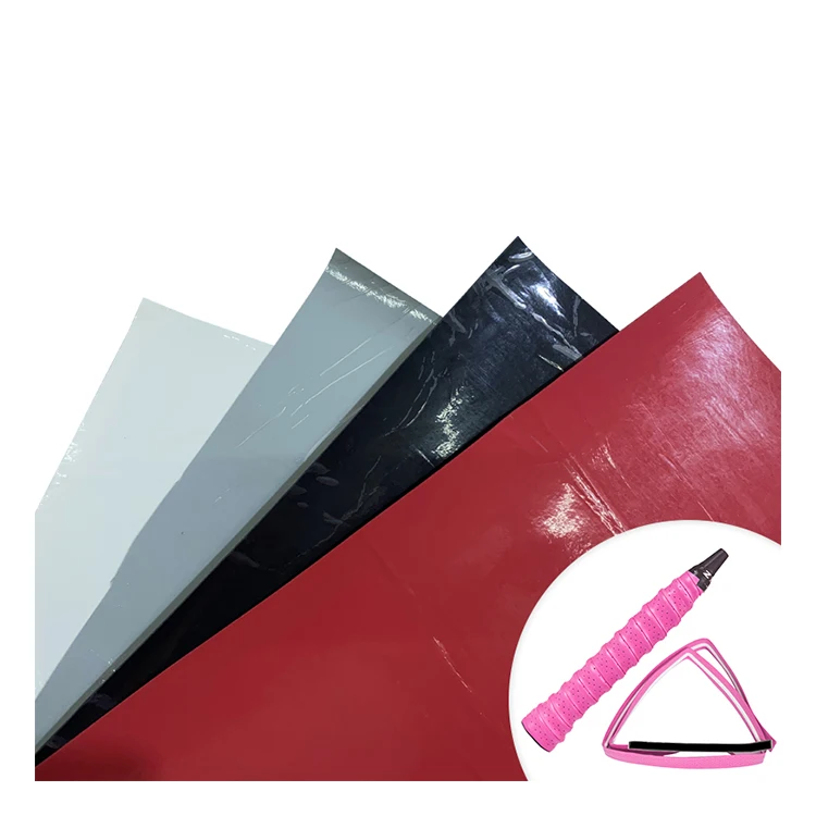 Wholesale Strong Sweat Absorption Softy Leather Fabric Roll Designer PU Leather For Badminton Grip