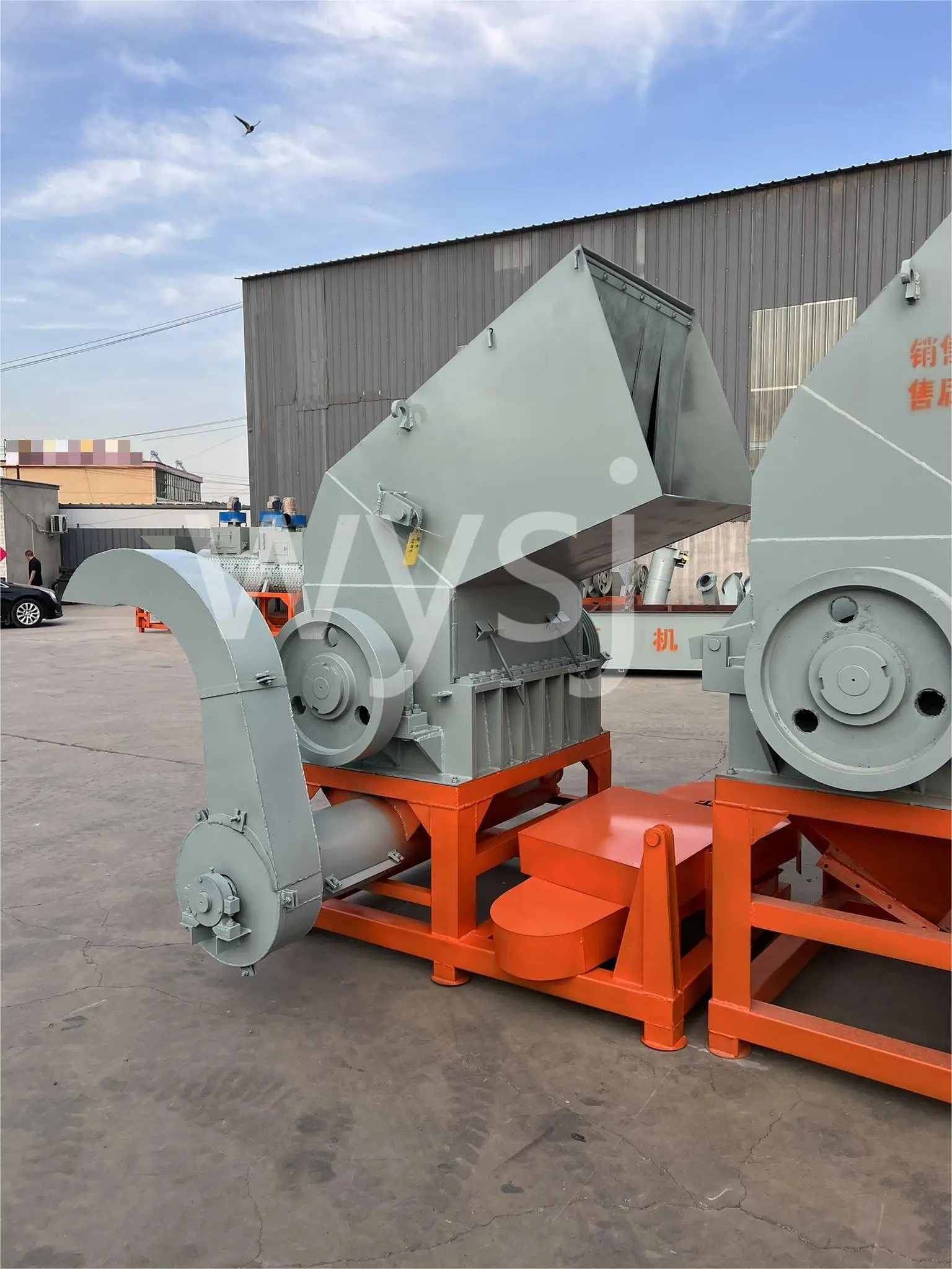 Newest plastic pvc pipe crusher crusher knives for washing line