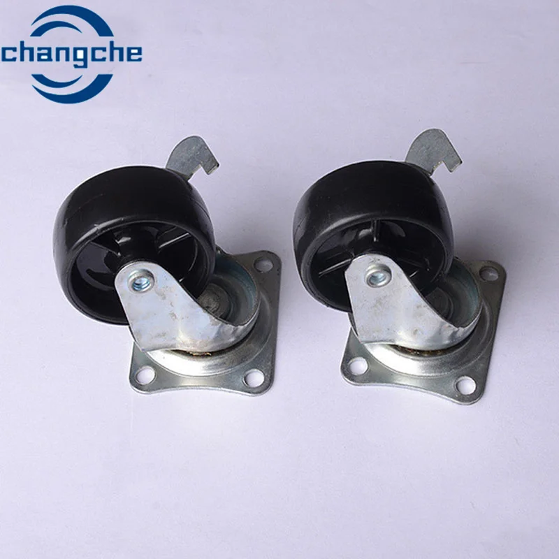 5 Inch Industrial Caster Flat Bottom Swivel Caster (Pp) Silent Universal Caster