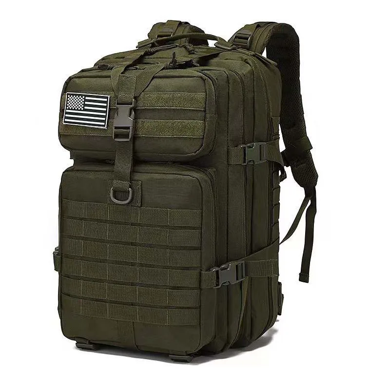 BSCI factory 40L camo outdoor camping hunting daypack large capacity molle tactical backpack