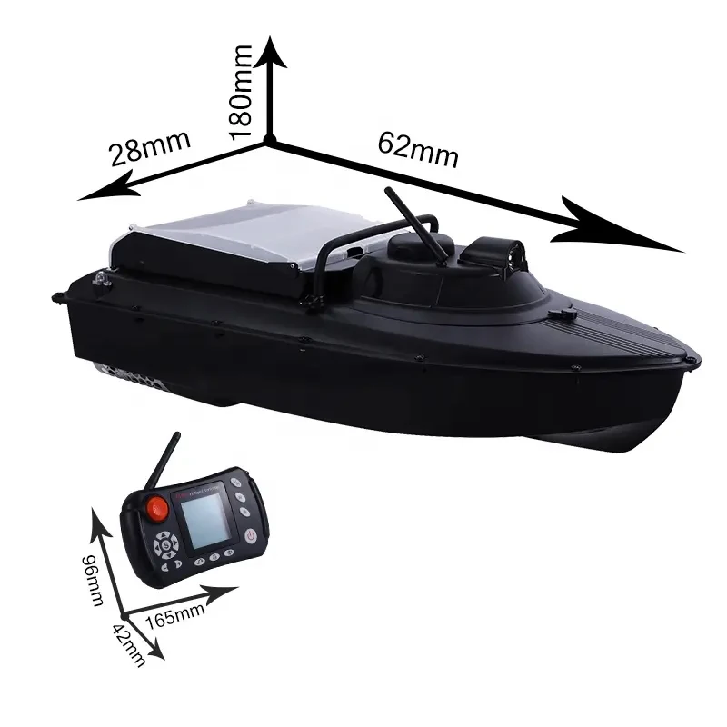 Free Shipping JABO2BG 7.4V10A Two Battery GPS Autopilot Fishfinder Sonar Fish Finder RC Bait Boat Fishing Baitboat Jabo 2 2BG