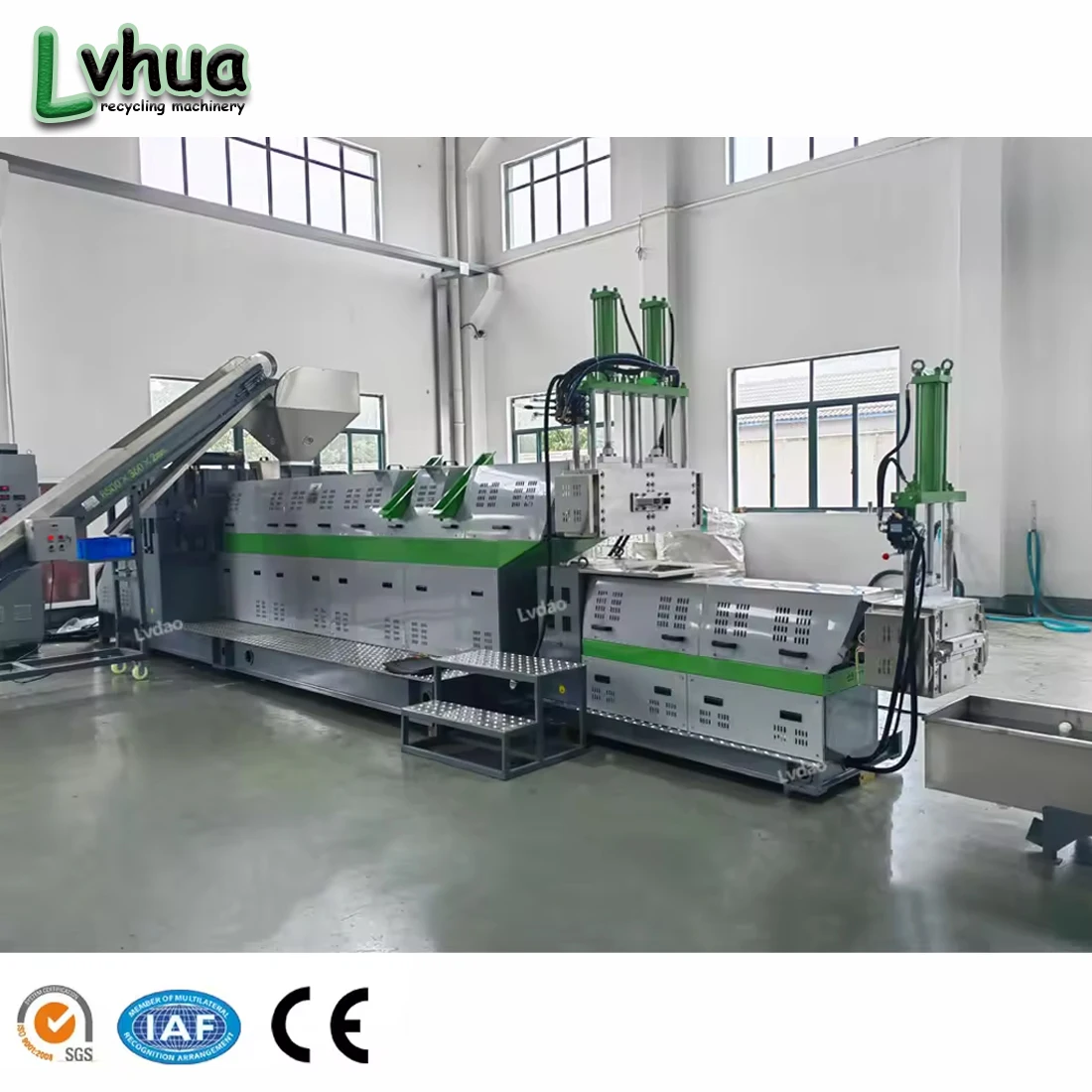 300-1000kg/h Plastic Granulator Hard PP PE Granulator PE Granulator Recycling Equipment
