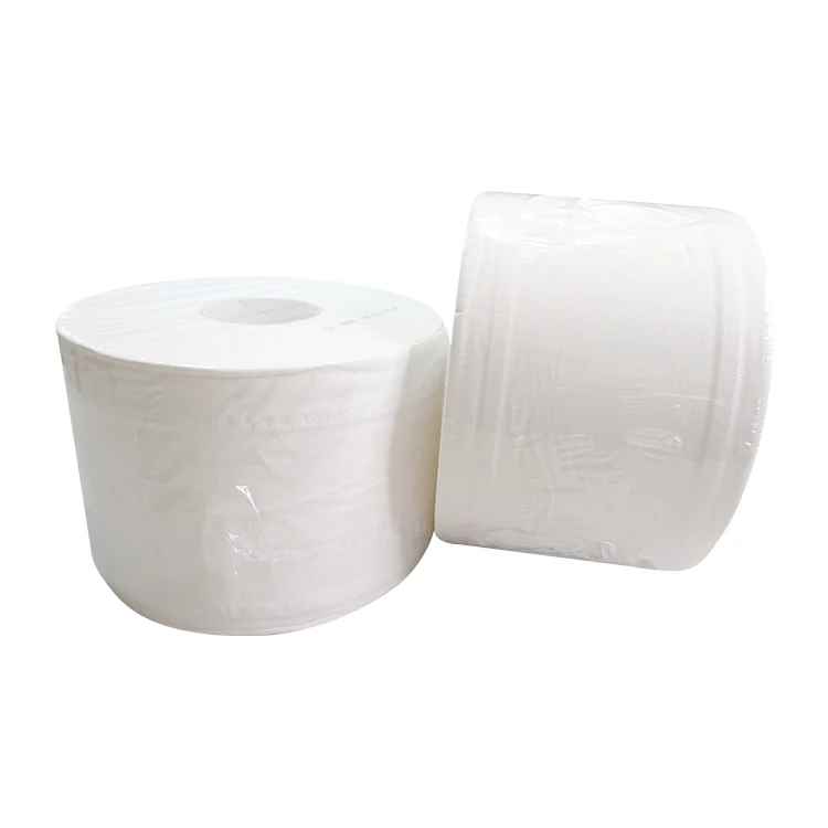 Wholesale Biodegradable Soft import Jumbo center feed towel Toilet tower Tissue Roll