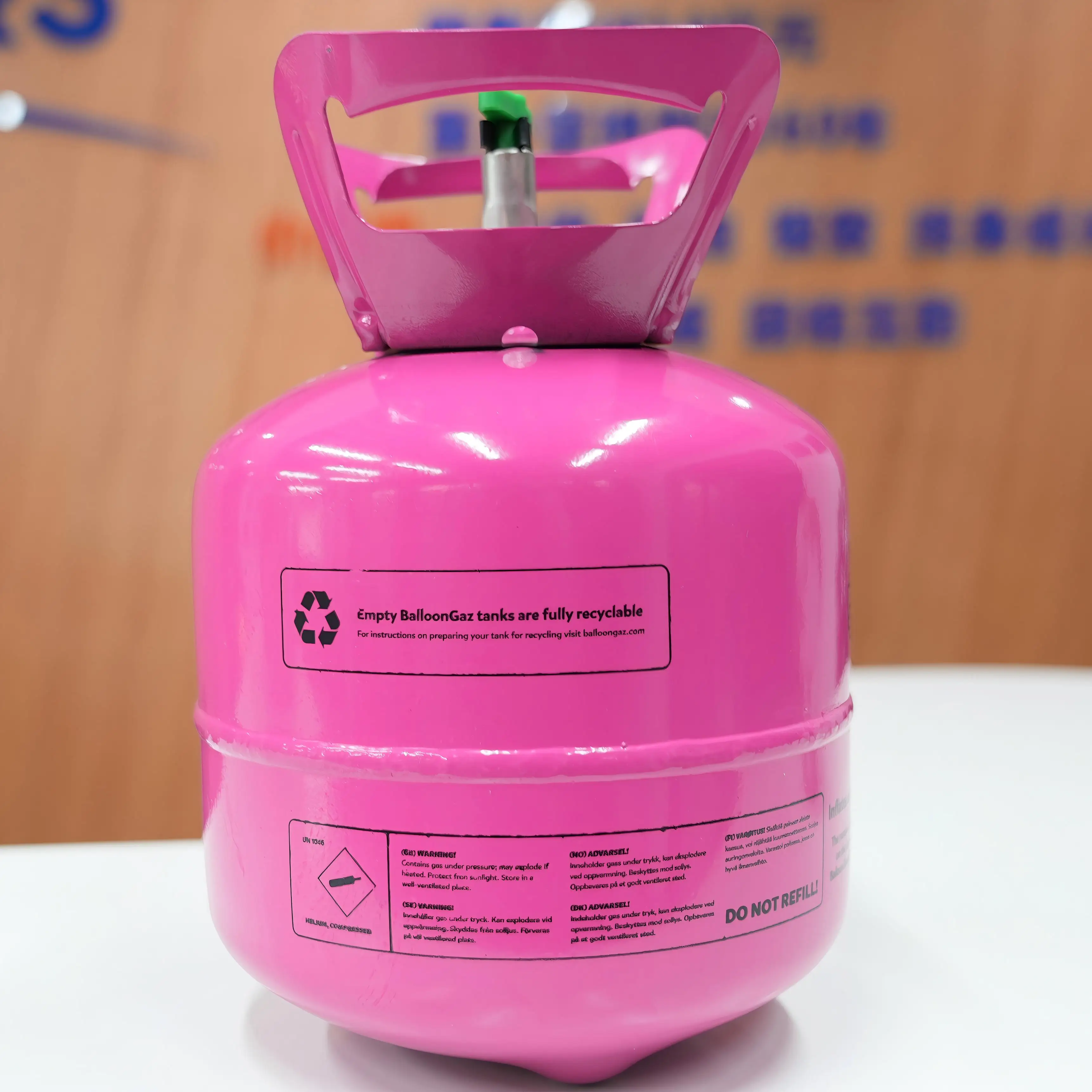 Оптовая продажа одноразовый домашний гелиевый газовый бак 5L 20 шаров заполняющий стальной цилиндр вес 3 кг