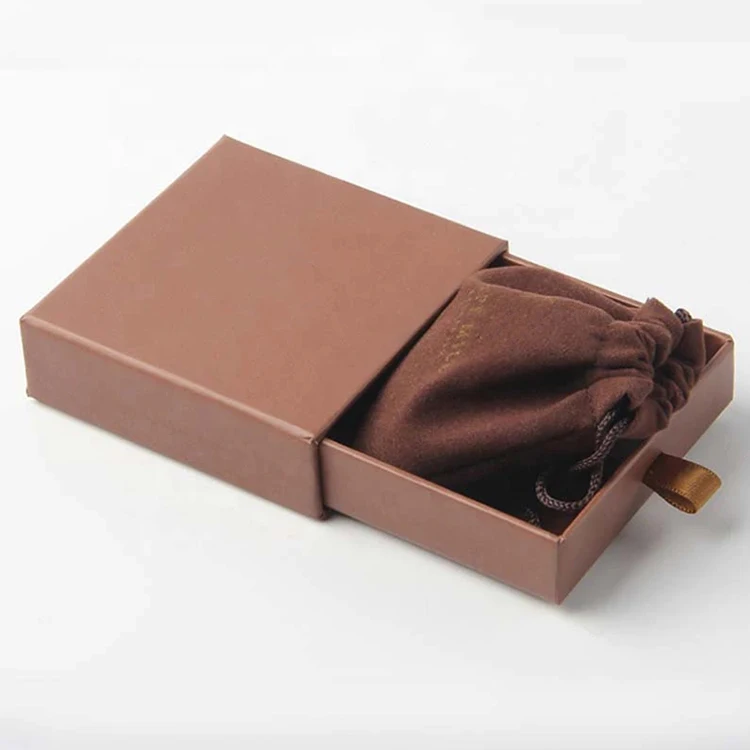 
Custom Logo Printed Necklace Jewellery Jewelry Gift Package Slide Drawer Style Type Eco Packaging Rigid Cardboard Paper Box 