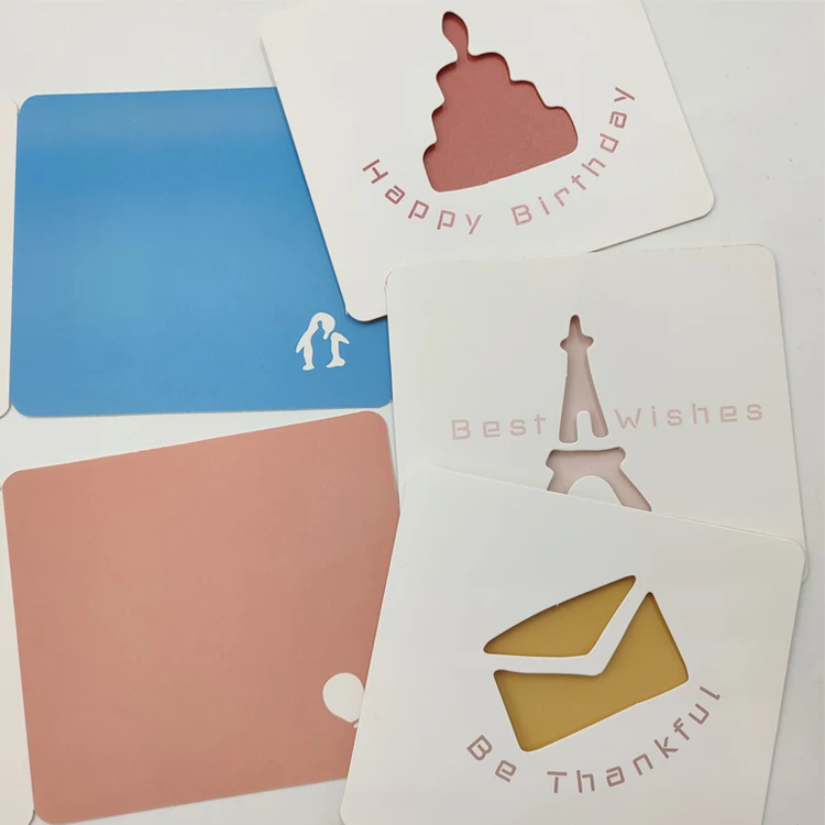 In Stock Luxury Wedding Invitation Birthday Christmas Valentine Festival Hollow Out Greeting Card With Envelope