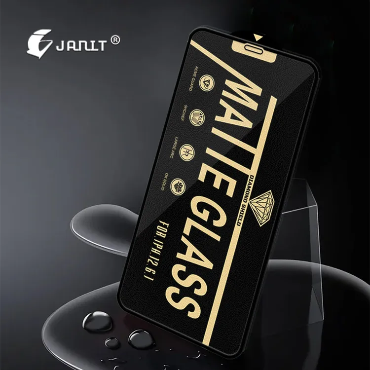Matte screen protector  Diamond Shield glass screen protector for iphone 12 for redmi note 10 mobile screen gard