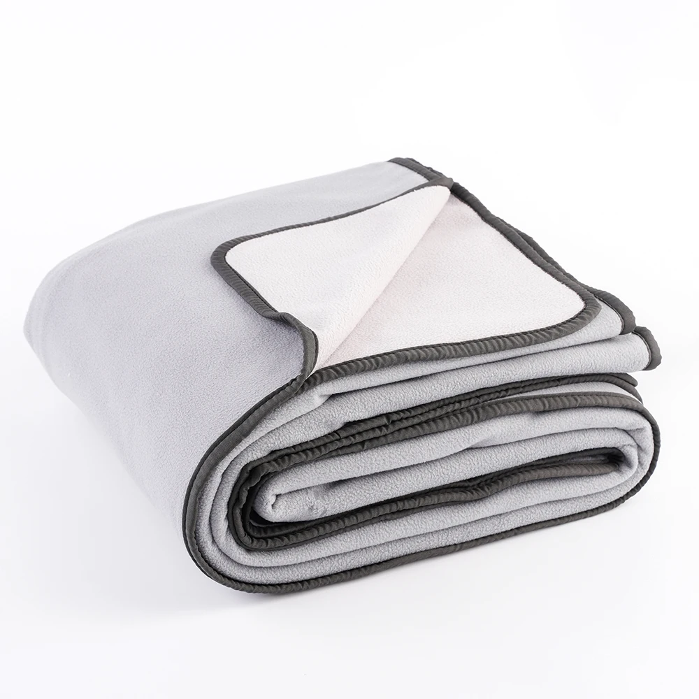 100% Two tone Waterproof Reversible Cover Bed Blanket Dog Mattress Protector Cover Pet Puppy Blanket for People Dogs Cats