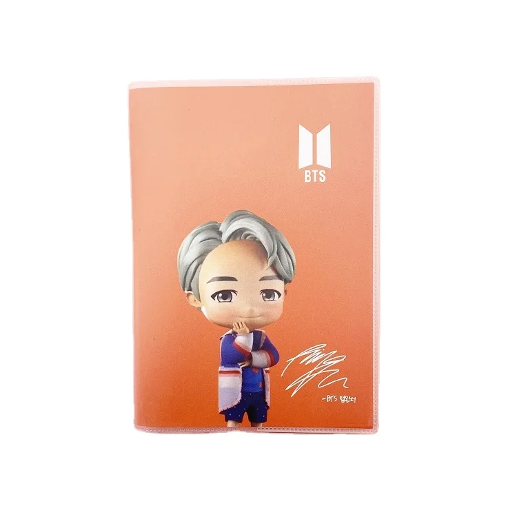 KPOP стационарный блокнот BT Tiny tan с прозрачным чехлом 60 листов мини-книги для письма JUNG KOOK JIN SUAG подарки фанатов L127